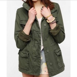 Urban Outfitters Ecoté Army Green Canvas Surplus Jacket (NWT - Size S)